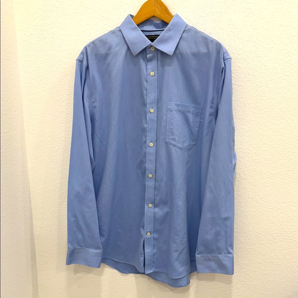 Banana Republic Light Blue Dress Shirt Sz XL